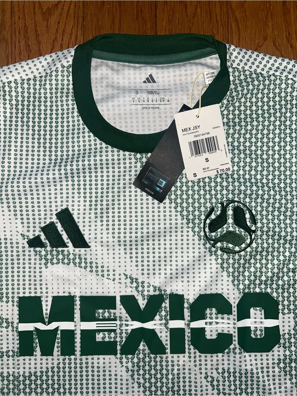 Mexico 2026 FIFA World Cup Adidas AeroReady Jersey Sizes Small & Medium NEW